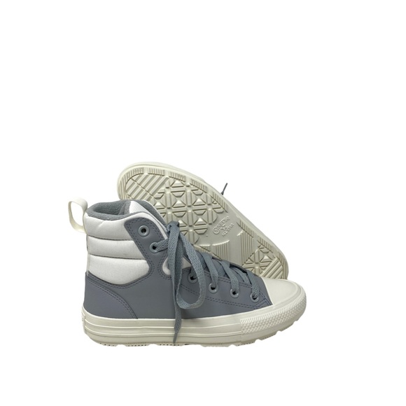 Converse CTAS Berkshire Boot High Top White Gray Women Leather Sneakers 172054C - Picture 7 of 10